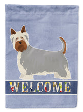 Load image into Gallery viewer, Australian Silky Terrier Welcome Flag Canvas House Size CK3635CHF