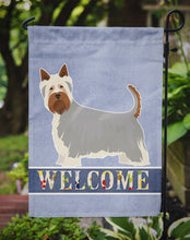 Load image into Gallery viewer, Australian Silky Terrier Welcome Garden Flag - Outdoor Decorative Yard Flag CK3635GF