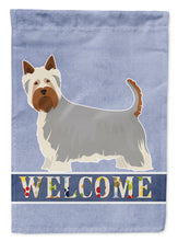 Load image into Gallery viewer, Australian Silky Terrier Welcome Garden Flag - Outdoor Decorative Yard Flag CK3635GF