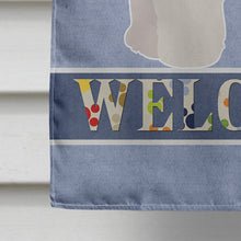 Load image into Gallery viewer, Bichon Fris? Welcome Flag Canvas House Size CK3637CHF