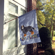 Load image into Gallery viewer, Cavalier King Charles Spaniel Tricolor Welcome Flag Canvas House Size CK3638CHF