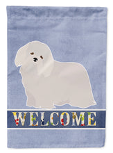 Load image into Gallery viewer, Coton de Tulear Welcome Garden Flag - Outdoor Decorative Yard Flag CK3640GF