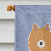 Load image into Gallery viewer, Brown &amp; White Elo dog Welcome Flag Canvas House Size CK3643CHF