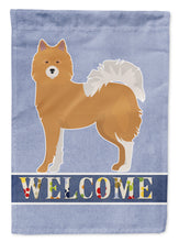 Load image into Gallery viewer, Brown &amp; White Elo dog Welcome Garden Flag - Outdoor Decorative Yard Flag CK3643GF