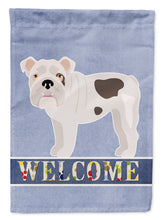 Load image into Gallery viewer, Bulldog, English Bulldog Welcome Flag Canvas House Size CK3645CHF