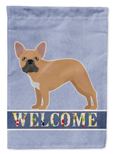 Load image into Gallery viewer, French Bulldog Welcome Flag Canvas House Size CK3647CHF