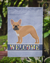 Load image into Gallery viewer, French Bulldog Welcome Garden Flag - Outdoor Decorative Yard Flag CK3647GF