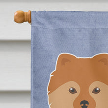 Load image into Gallery viewer, German Spitz Welcome Flag Canvas House Size CK3648CHF