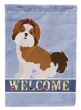 Load image into Gallery viewer, Imperial Shih Tzu Welcome Flag Canvas House Size CK3651CHF
