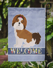 Load image into Gallery viewer, Imperial Shih Tzu Welcome Garden Flag - Outdoor Decorative Yard Flag CK3651GF