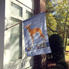 Load image into Gallery viewer, Italian Greyhound Welcome Flag Canvas House Size CK3652CHF