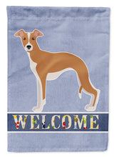 Load image into Gallery viewer, Italian Greyhound Welcome Flag Canvas House Size CK3652CHF
