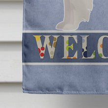 Load image into Gallery viewer, Italian Spitz Welcome Flag Canvas House Size CK3653CHF