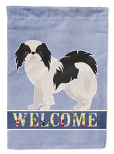 Load image into Gallery viewer, Japanese Chin Welcome Flag Canvas House Size CK3654CHF