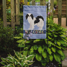 Load image into Gallery viewer, Japanese Chin Welcome Garden Flag - Outdoor Decorative Yard Flag CK3654GF