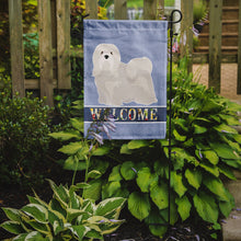 Load image into Gallery viewer, White Lhasa Apso Welcome Garden Flag - Outdoor Decorative Yard Flag CK3661GF
