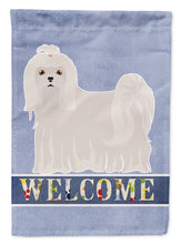Load image into Gallery viewer, Maltese Welcome Flag Canvas House Size CK3663CHF