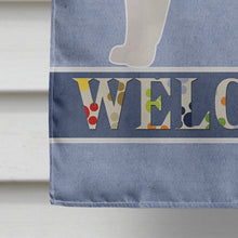 Load image into Gallery viewer, Nordic Spitz Welcome Flag Canvas House Size CK3667CHF