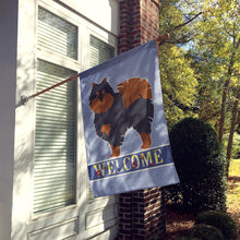 Load image into Gallery viewer, Pomeranian Welcome Flag Canvas House Size CK3669CHF