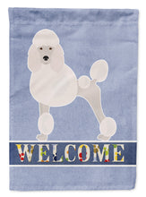 Load image into Gallery viewer, Miniature Poodle Welcome Flag Canvas House Size CK3670CHF