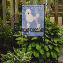 Load image into Gallery viewer, Miniature Poodle Welcome Garden Flag - Outdoor Decorative Yard Flag CK3670GF