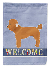 Load image into Gallery viewer, Toy Poodle Welcome Garden Flag - Outdoor Decorative Yard Flag CK3671GF