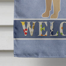 Load image into Gallery viewer, Pug Welcome Flag Canvas House Size CK3673CHF