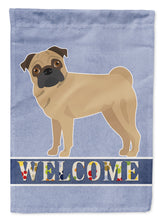 Load image into Gallery viewer, Pug Welcome Garden Flag - Outdoor Decorative Yard Flag CK3673GF