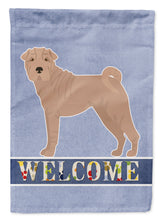 Load image into Gallery viewer, Shar Pei Welcome Flag Canvas House Size CK3677CHF