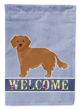 Load image into Gallery viewer, Small Greek Domestic Dog Kokoni Welcome Flag Canvas House Size CK3678CHF