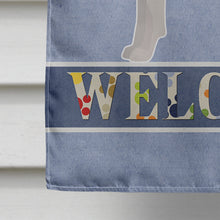 Load image into Gallery viewer, Tenterfield Terrier Welcome Flag Canvas House Size CK3679CHF