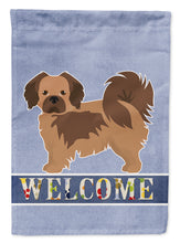 Load image into Gallery viewer, Tibetan Spaniel Welcome Flag Canvas House Size CK3680CHF
