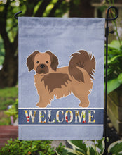 Load image into Gallery viewer, Tibetan Spaniel Welcome Garden Flag – Decorative Outdoor Yard Flag CK3680GF