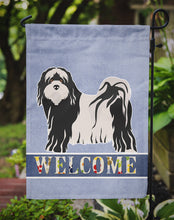 Load image into Gallery viewer, Tibetan Terrier Welcome Garden Flag - Outdoor Decorative Yard Flag CK3681GF
