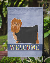 Load image into Gallery viewer, Yorkshire Terrier Welcome Garden Flag – Decorative Outdoor Yard Flag CK3682GF