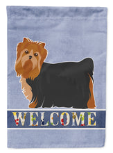 Load image into Gallery viewer, Yorkshire Terrier Welcome Garden Flag – Decorative Outdoor Yard Flag CK3682GF