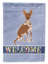 Load image into Gallery viewer, Tan Abyssinian or African Hairless Dog Welcome Flag Canvas House Size CK3683CHF