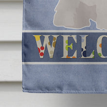 Load image into Gallery viewer, Bolognese Welcome Flag Canvas House Size CK3684CHF