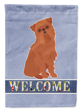 Load image into Gallery viewer, Brussels Griffon Welcome Garden Flag – Decorative Outdoor Yard Flag CK3686GF