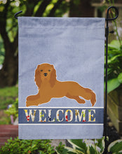 Load image into Gallery viewer, Ruby Cavalier King Charles Spaniel Welcome Garden Flag - Outdoor Decorative Yard Flag CK3687GF