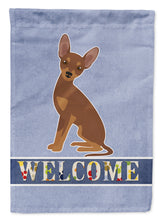 Load image into Gallery viewer, Brown Prague Ratter Welcome Garden Flag – Decorative Outdoor Yard Flag CK3700GF