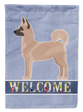 Load image into Gallery viewer, Akita Shepherd Welcome Flag Canvas House Size CK3705CHF