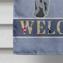 Load image into Gallery viewer, Aussiedoodle #2 Welcome Flag Canvas House Size CK3707CHF