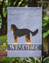 Load image into Gallery viewer, Black and Tan Cavapoo Welcome Garden Flag – Decorative Outdoor Yard Flag CK3717GF