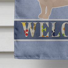 Load image into Gallery viewer, Tan Chiweenie Welcome Flag Canvas House Size CK3721CHF