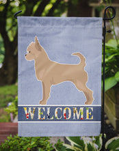 Load image into Gallery viewer, Tan Chorkie Welcome Garden Flag – Decorative Outdoor Yard Flag CK3724GF