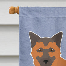 Load image into Gallery viewer, Chow Shepherd Welcome Flag Canvas House Size CK3725CHF