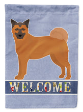 Load image into Gallery viewer, Chow Shepherd Welcome Flag Canvas House Size CK3725CHF