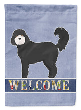 Load image into Gallery viewer, Black Cockapoo Welcome Garden Flag – Decorative Outdoor Yard Flag CK3729GF
