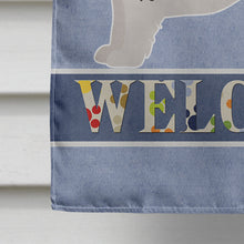 Load image into Gallery viewer, Corgi Husky Mix #2 Welcome Flag Canvas House Size CK3731CHF